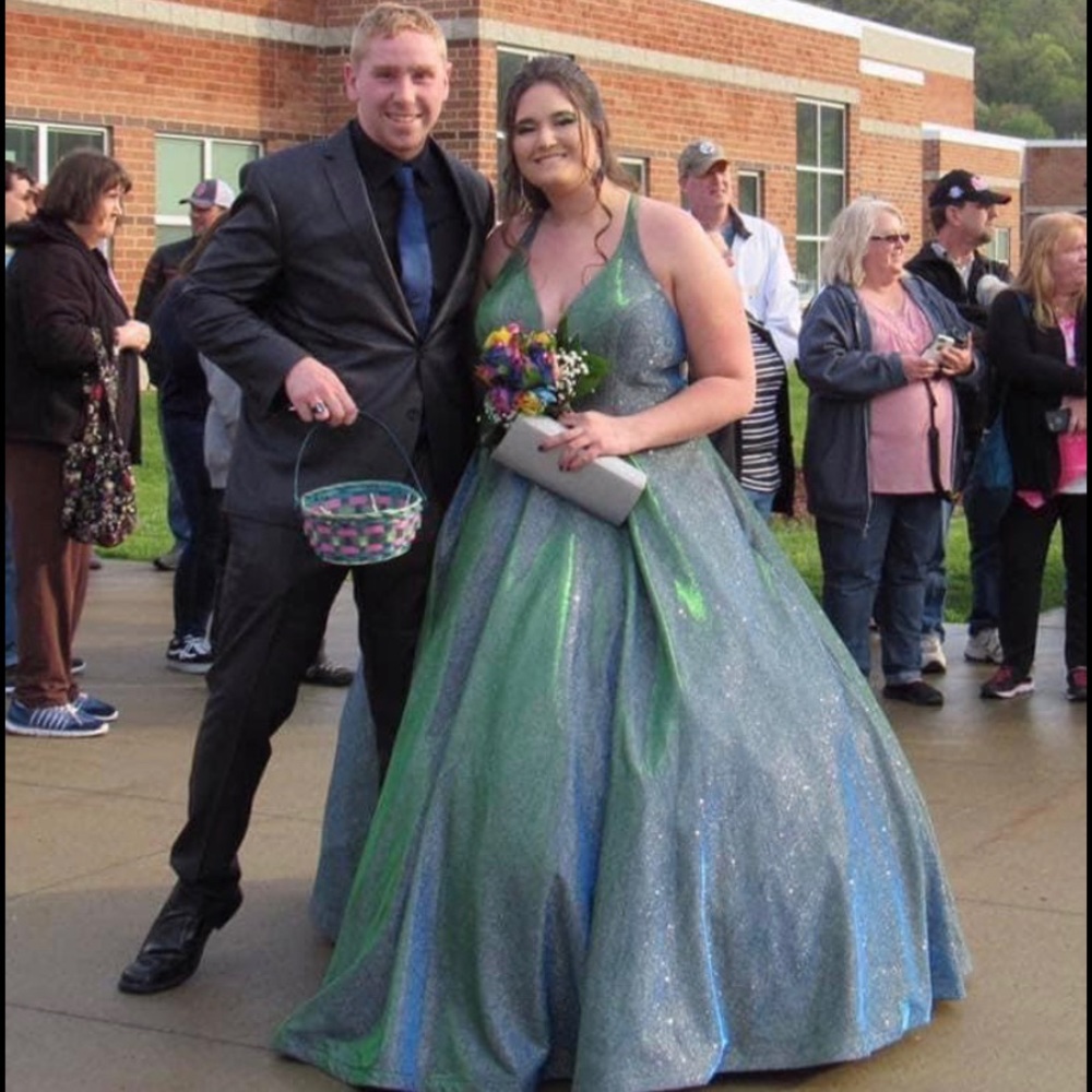 Sparkly JVN Prom Dress
